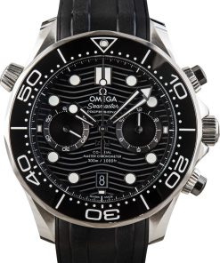 HandMade The Omega Seamaster Diver 300M 44MM Steel on Rubber