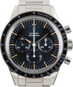 HandMade The Omega Speedmaster First Omega in Space Blue Grey Dial