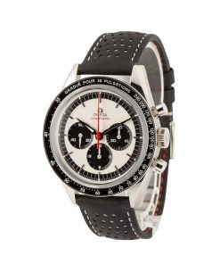 Alternative view of HandMade The Omega Speedmaster Anniversary Series Steel on Leather