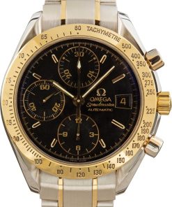 HandMade The Omega Speedmaster Stainless Steel & Yellow Gold