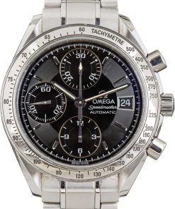 HandMade The Omega Speedmaster Stainless Steel Black Dial