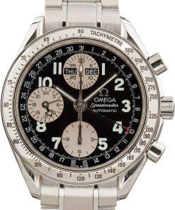 HandMade The Omega Speedmaster Triple Calendar Black Dial