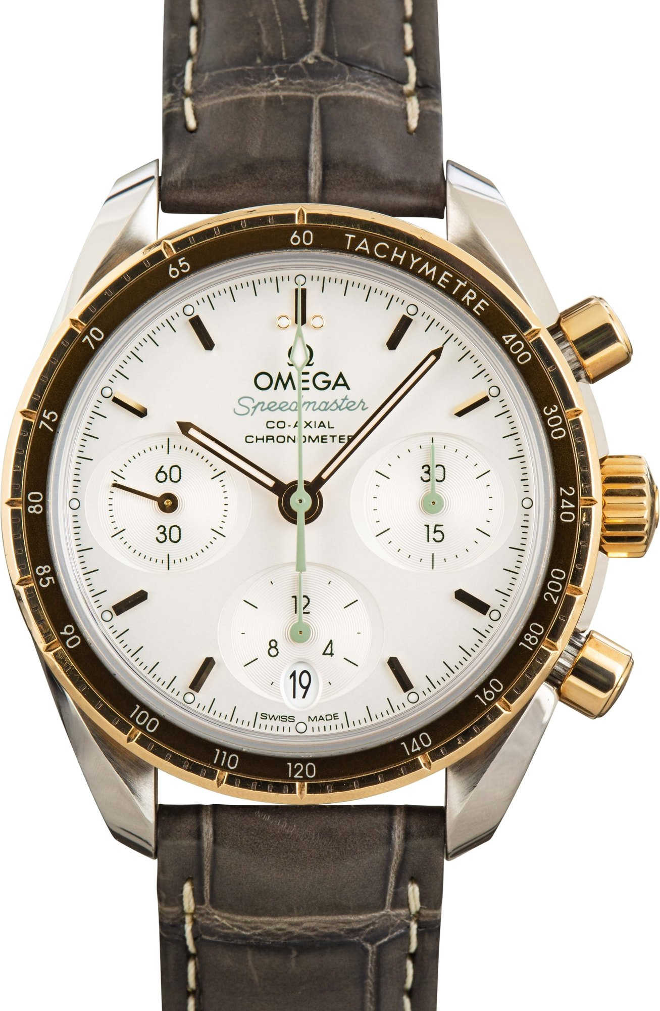 HandMade The Omega Speedmaster 38 Silver Index Dial