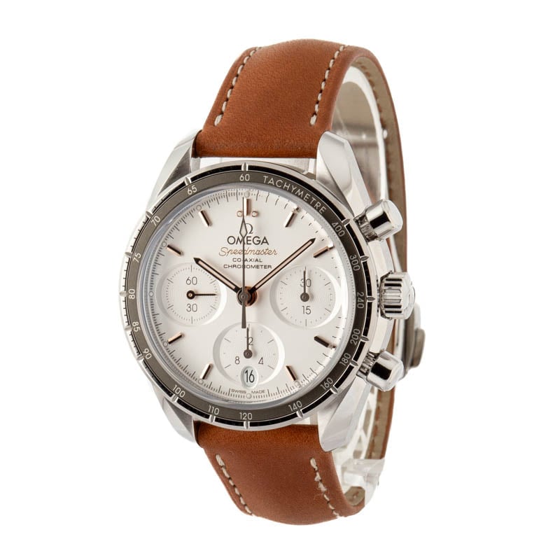 HandMade The Omega Speedmaster 38 Stainless Steel Silver Dial - Image 2