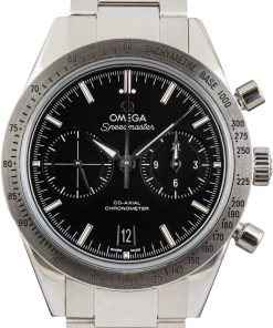 HandMade The Omega Speedmaster '57 Stainless Steel Black Dial