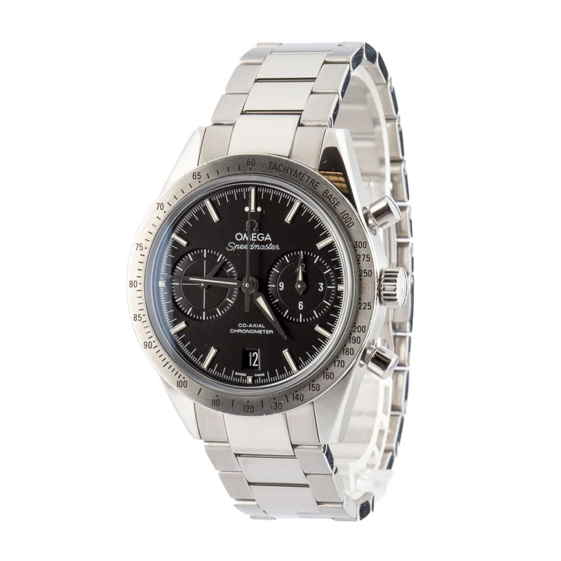 HandMade The Omega Speedmaster '57 Stainless Steel Black Dial - Image 2