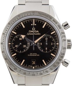 HandMade The Omega Speedmaster Broad Arrow '57 Black Dial