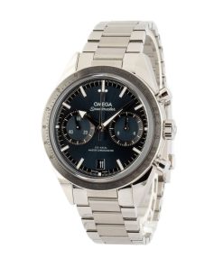 Alternative view of HandMade The Omega Speedmaster Stainless Steel Blue Dial