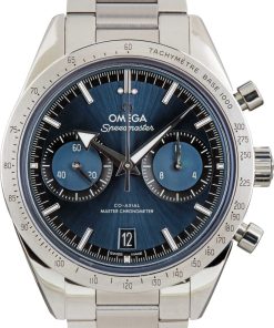 HandMade The Omega Speedmaster Steel Blue Dial