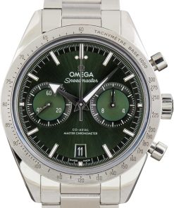 HandMade The Omega Speedmaster '57 Green Dial Stainless Steel
