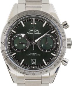 HandMade The Omega Speedmaster '57 Stainless Steel Green Dial