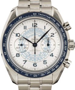 HandMade The Mens Omega Speedmaster Chronoscope Stainless Steel
