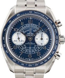 HandMade The Omega Speedmaster Chronoscope Blue Dial