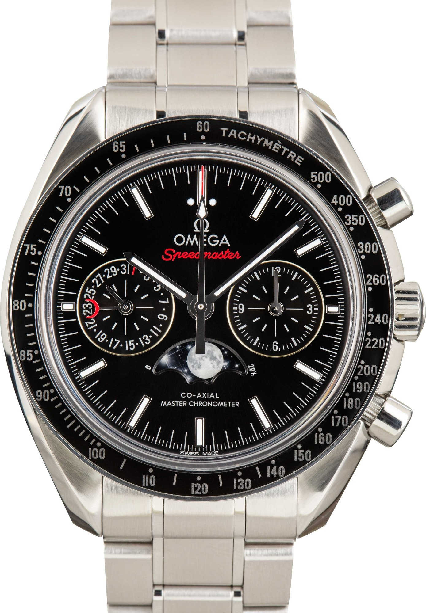 HandMade The Omega Speedmaster Black Moonphase Dial