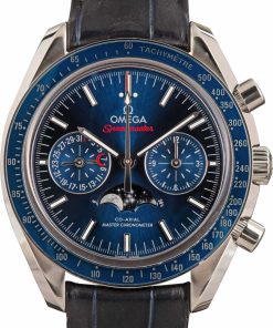 HandMade The Omega Speedmaster Moonphase Blue Dial