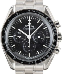 HandMade The Omega Speedmaster Stainless Steel Black Dial