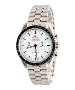 Alternative view of HandMade The Mens Omega Speedmaster Moonwatch White Dial