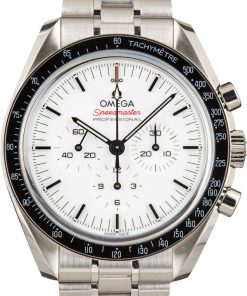 HandMade The Mens Omega Speedmaster Moonwatch White Dial