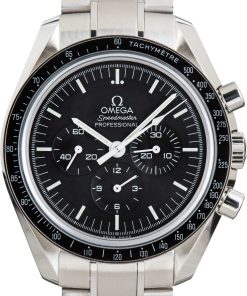 HandMade The Omega Speedmaster Moonwatch Professional Black Chronograph Dial