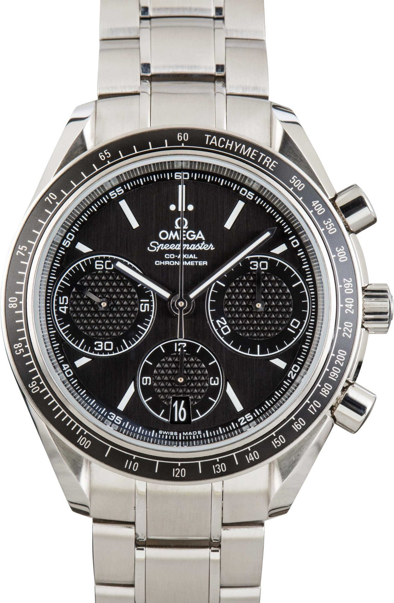 HandMade The Omega Speedmaster Racing 40MM Black Dial