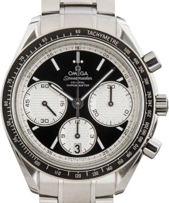 HandMade The Omega Speedmaster Racing Black & Silver Dial