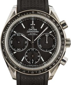 HandMade The Omega Speedmaster Racing Steel on Rubber Strap