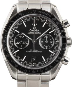HandMade The Omega Speedmaster Racing Stainless Steel Black Dial