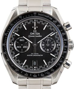 HandMade The Omega Speedmaster Racing Stainless Steel Black Dial