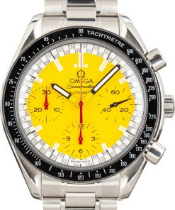 HandMade The Omega Speedmaster Yellow Chronograph Dial