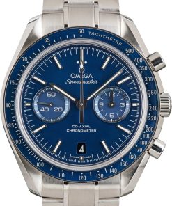 HandMade The Omega Speedmaster Two Counters Blue Dial