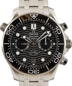 HandMade The Omega Seamaster Diver Black Wave Dial