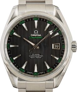 HandMade The Mens Omega Seamaster Aqua Terra Black Dial