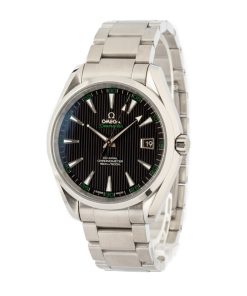 Alternative view of HandMade The Mens Omega Seamaster Aqua Terra Black Dial