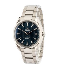 Alternative view of HandMade The Omega Seamaster Aqua Terra Blue Teak Dial