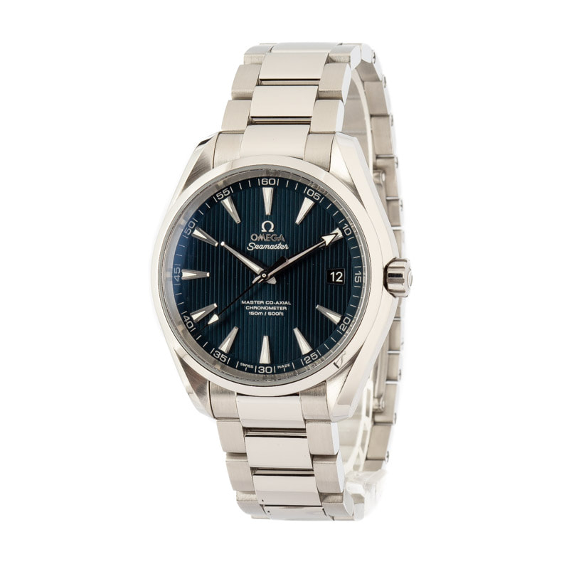 HandMade The Omega Seamaster Aqua Terra Blue Teak Dial - Image 2