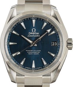 HandMade The Omega Seamaster Blue Teak Aqua Terra