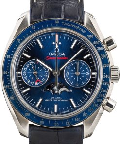 HandMade The Omega Speedmaster Moonphase Blue Index Dial