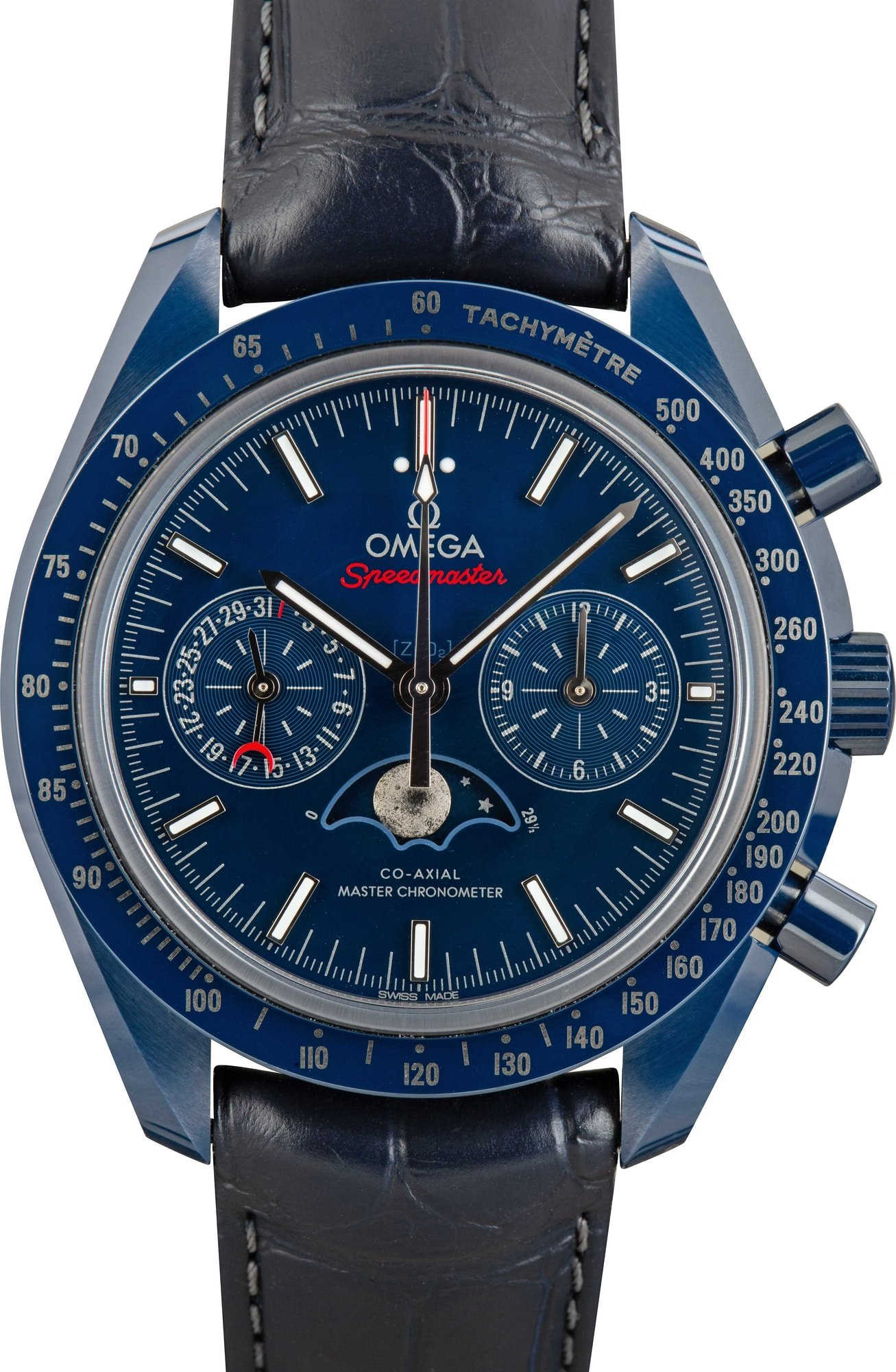 HandMade The Mens Omega Speedmaster Blue Side of the Moon