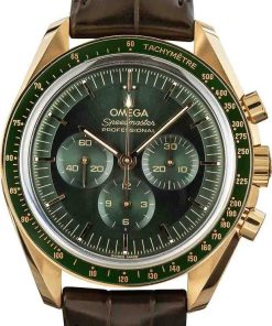 HandMade The Omega Speedmaster Moonwatch Professional 18k Yellow Gold