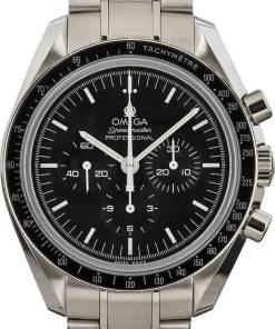 HandMade The Mens Omega Speedmaster Moonwatch Black