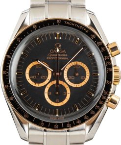 HandMade The Omega Speedmaster 3366.51.00 Red Gold on Steel