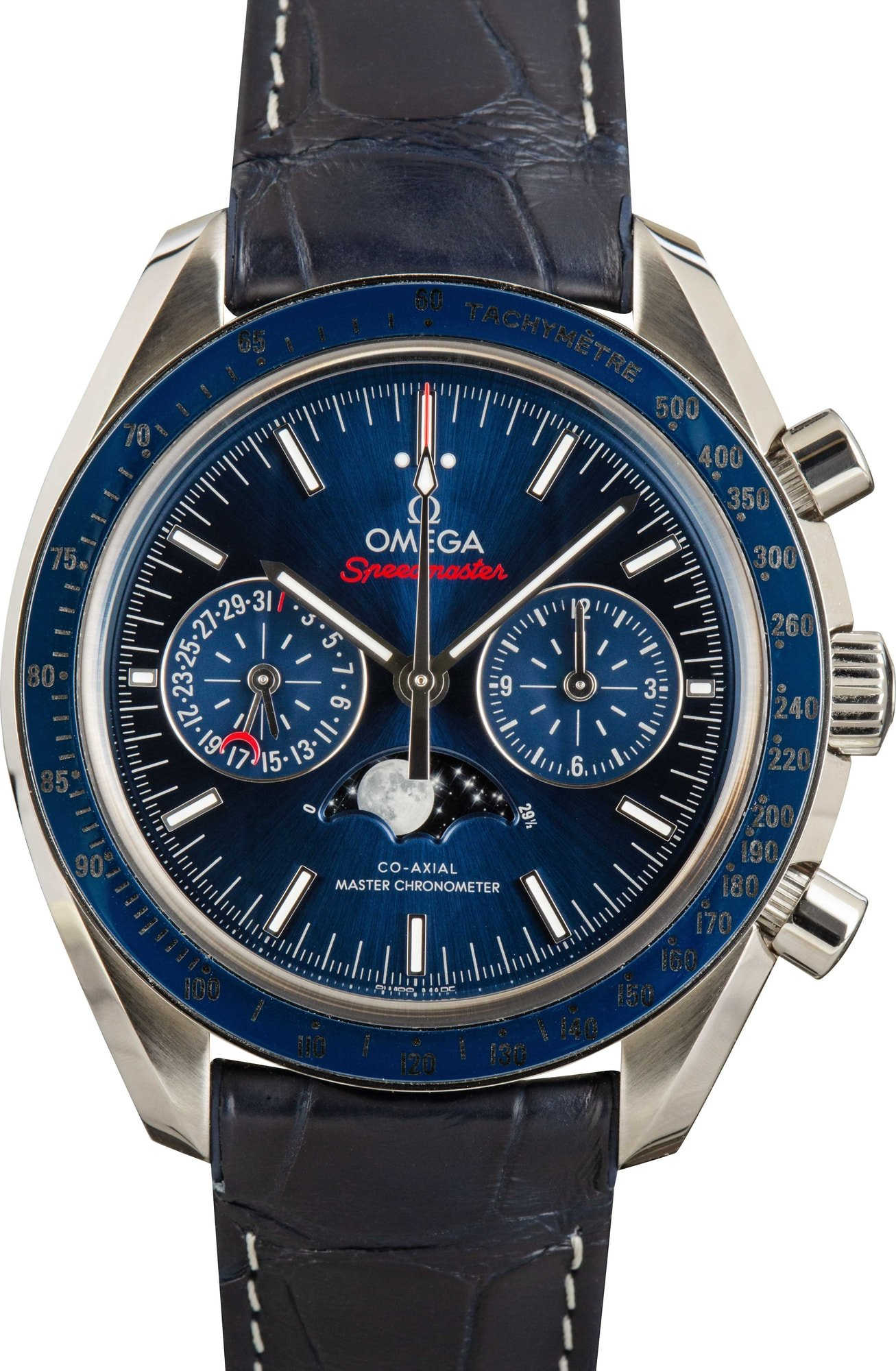 HandMade The Omega Speedmaster Blue Dial