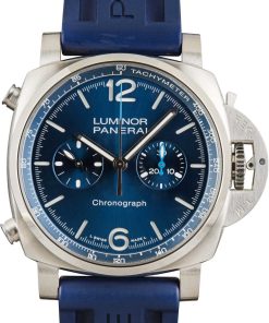 HandMade The Panerai Luminor Chrono Blue Dial