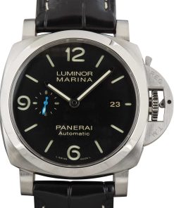 HandMade The Panerai Luminor Marina PAM01312 Black Arabic Dial