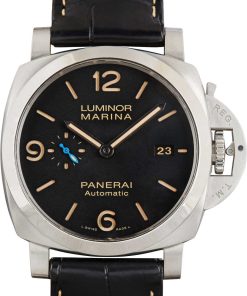 HandMade The Panerai Luminor Marina Black Dial Ref PAM01312