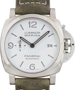 HandMade The Panerai Luminor Marina Ref PAM01314 White Dial