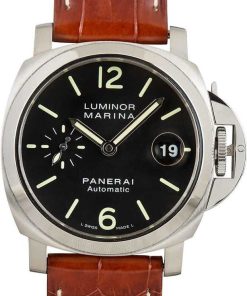 HandMade The Panerai Luminor Marina Stainless Steel Black Dial