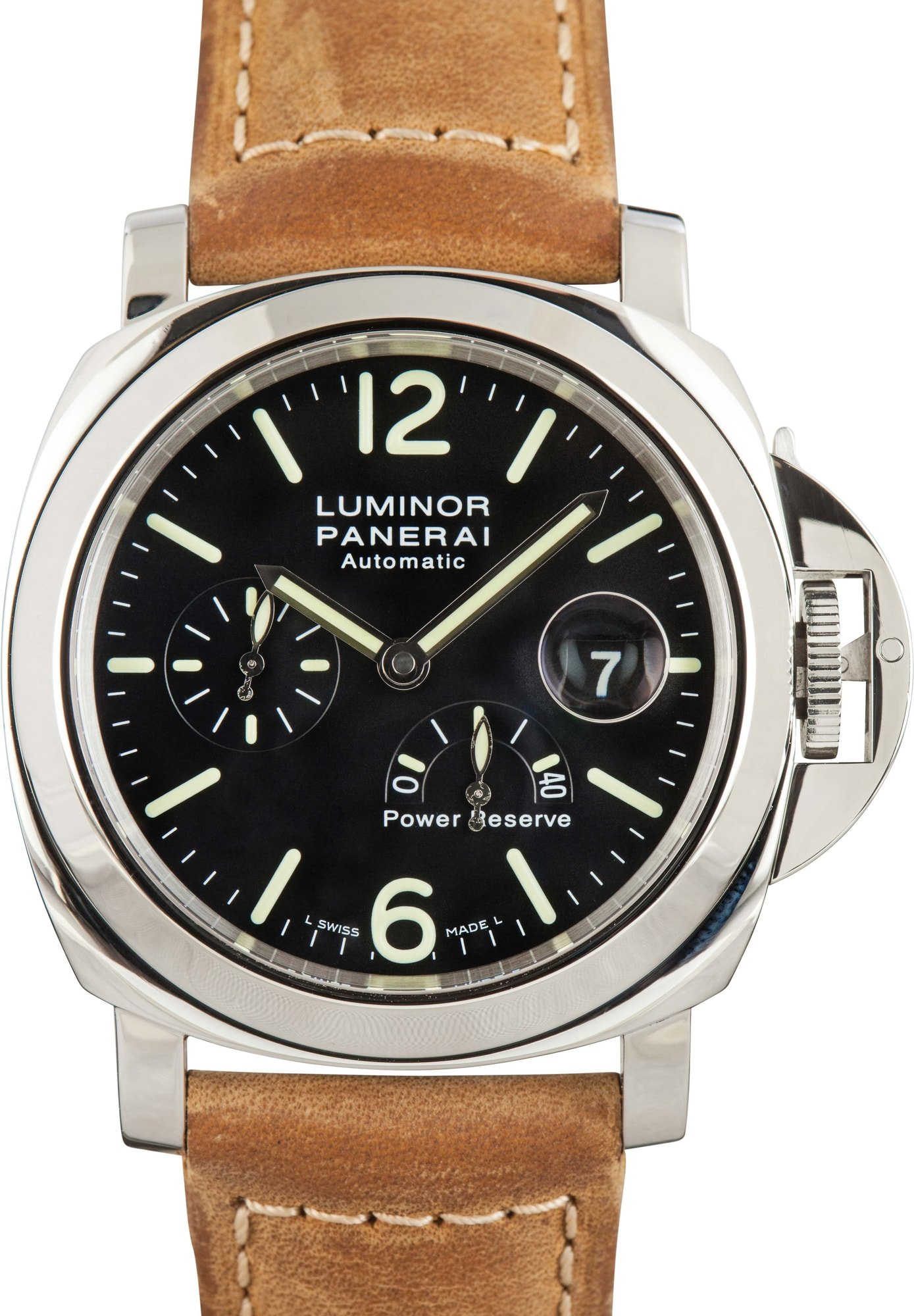 HandMade The Panerai Luminor Power Reserve Black Dial