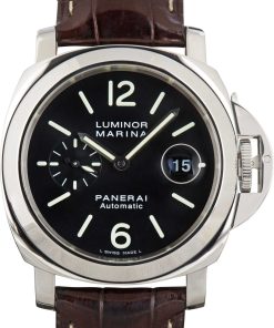 HandMade The Panerai Luminor Marina PAM00104 Black Dial