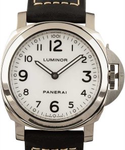 HandMade The Panerai Luminor Base White Arabic Dial